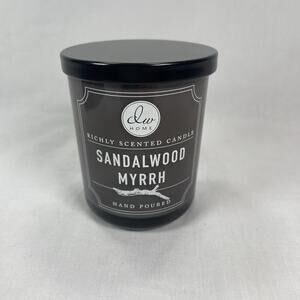 DW Home Sandalwood Myrrh Candle Single Wick Rare Limited Black 4 Oz